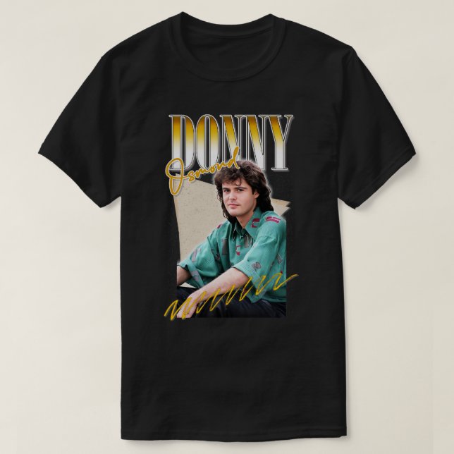 Donny Osmond Retro Aesthetic Fan Design T-Shirt (Design Front)