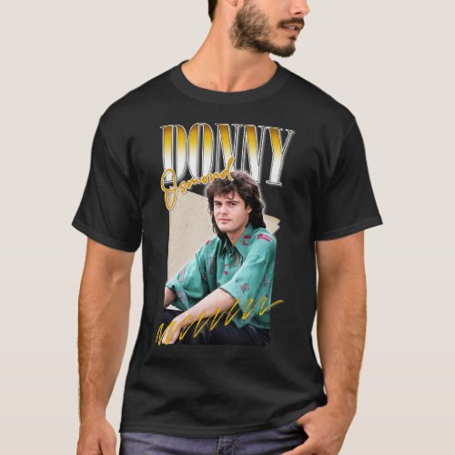Donny Osmond Retro Aesthetic Fan Design T_Shirt