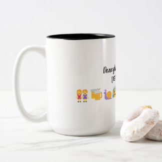 Donoghue v Stevenson in emoji Two-Tone Coffee Mug