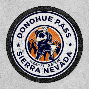 Donohue Pass hiking siera nevada alpine trials Patch