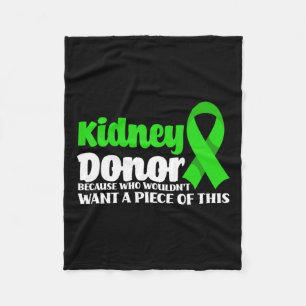Donor Transplant Fun Get Well Surgery Kidney Donor Fleece Blanket