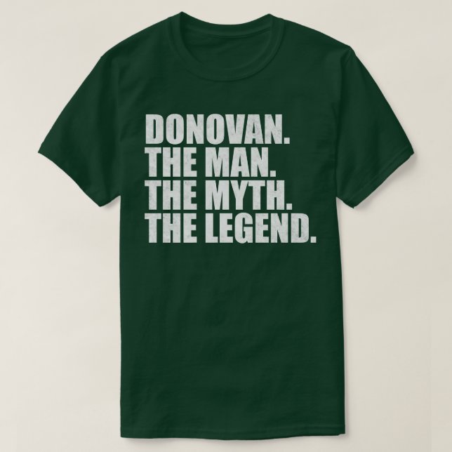 DonovanDonovan Name Donovan given name T-Shirt (Design Front)