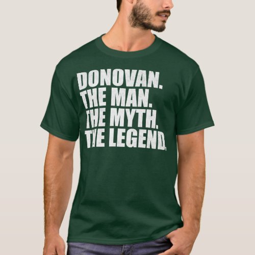 DonovanDonovan Name Donovan given name T_Shirt