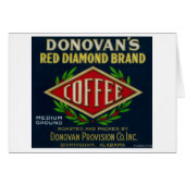 Donovan's Coffee LabelBirmingham, AL (Front Horizontal)