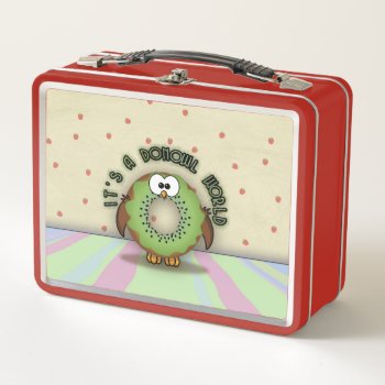 Donowl Kiwi - Metal Lunch Box by just_owls at Zazzle