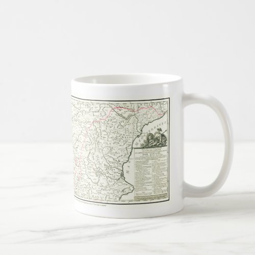 DONQUIXOTE ROUTE Map _ TAZA_ Cervantes Coffee Mug