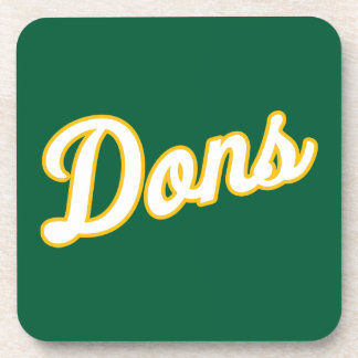 Dons Script Logo Beverage Coaster