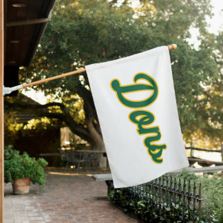 Dons Script Logo House Flag