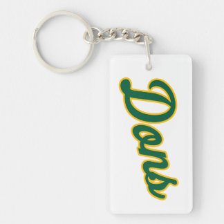 Dons Script Logo Keychain