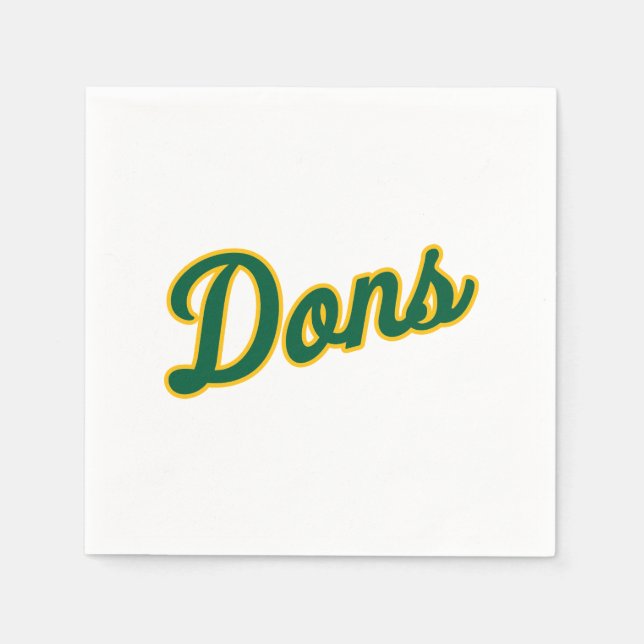 Dons Script Logo Napkins (Front)