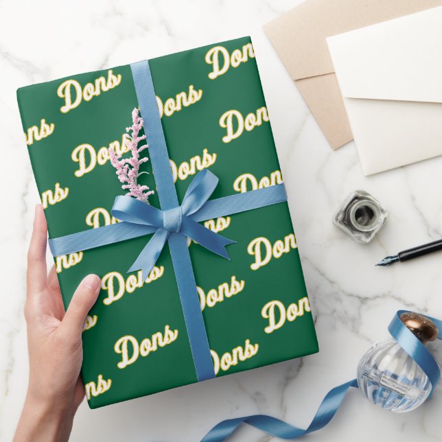Dons Script Logo Wrapping Paper (Gifting)