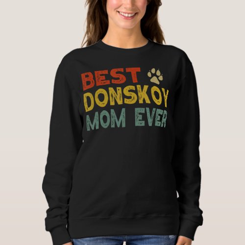 Donskoy Cat Mom Owner Breeder  Kitten Sweatshirt