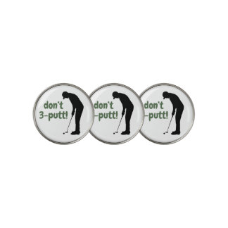 "Don't 3-Putt" Golf Ball Marker | Funny Golf Gift