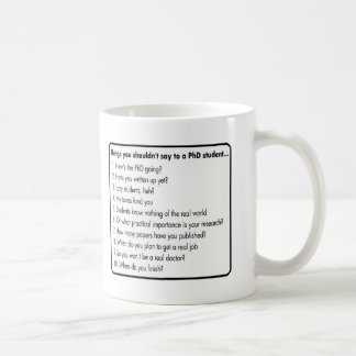 Don't ask a PhD Coffee Mug