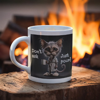 Don't Ask, Just Pour! Giant Coffee Mug