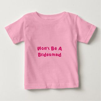 Don't Be a Bridesmaid Pink Tutu Baby Bodysuit