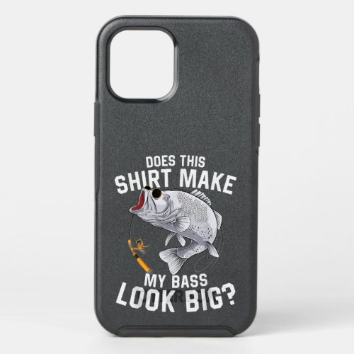 Dont Be A Dumb Bass Funny Fishing Adult Humor Quo OtterBox Symmetry iPhone 12 Pro Case