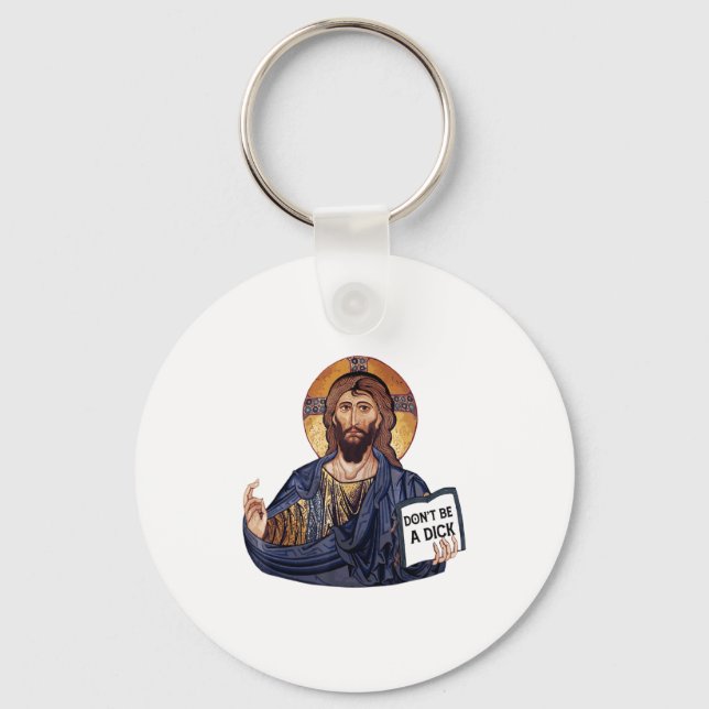 Dont Be A Jesus Book  Keychain (Front)