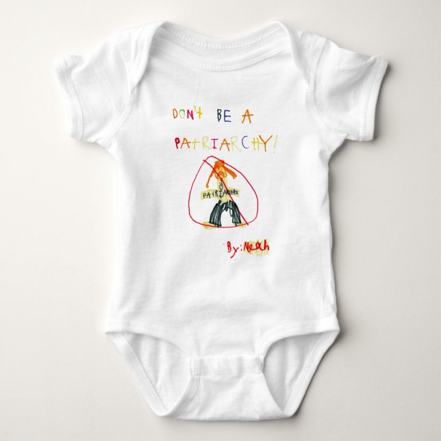 Don't Be a Patriarchy Baby Bodysuit (Front)