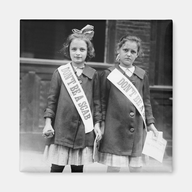 Don't Be A Scab Magnet (Front)