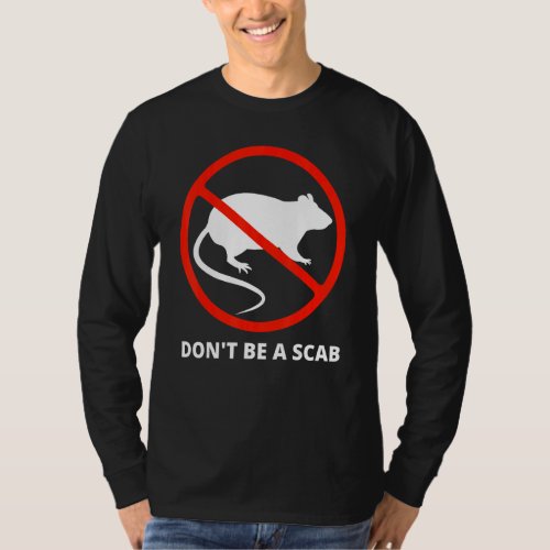 Dont Be A Scab  Unionize Labor For Workers Right T_Shirt