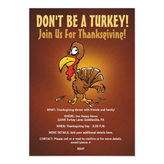 Funny Thanksgiving Invitations 3