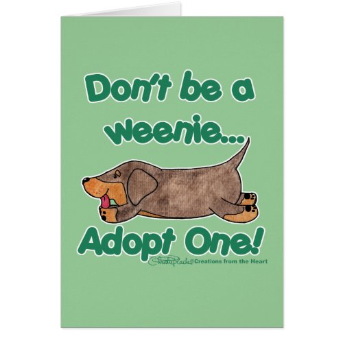 Dont be a Weenie