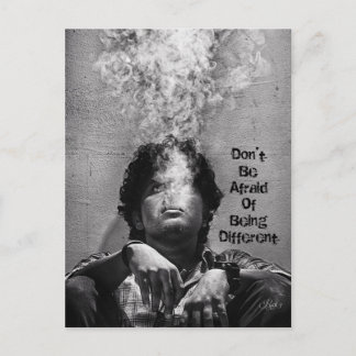 Don't Be Afraid of Being Different Postcard