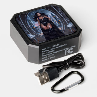 Don't Be Fooled By Her Elegance by Xzendor7 Bluetooth Speaker