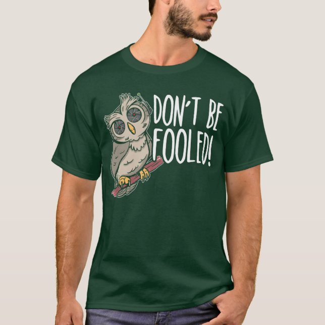 Dont Be Fooled Drone Bird Conspiracyheory retro T-Shirt (Front)