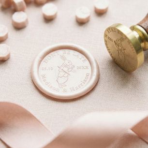 Don't Be Late Alice In Wonderland Rabbit Wedding Wax Seal Stamp