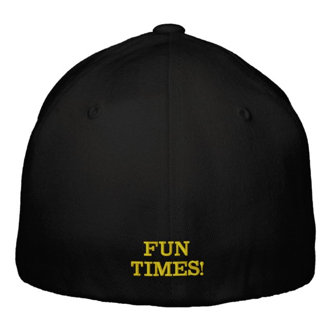 DONT BE LAZY, BE CRAZY! EMBROIDERED BASEBALL CAP (Back)