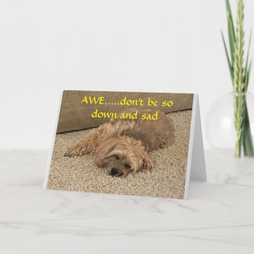 DONT BE SAD ABOUT GETTING OLDER CARD