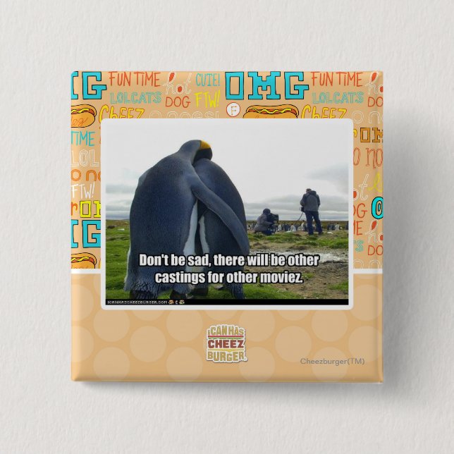 Don't be Sad Button (Front)