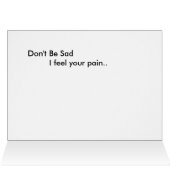 Don't Be Sad Cards (Inside Horizontal (Top))