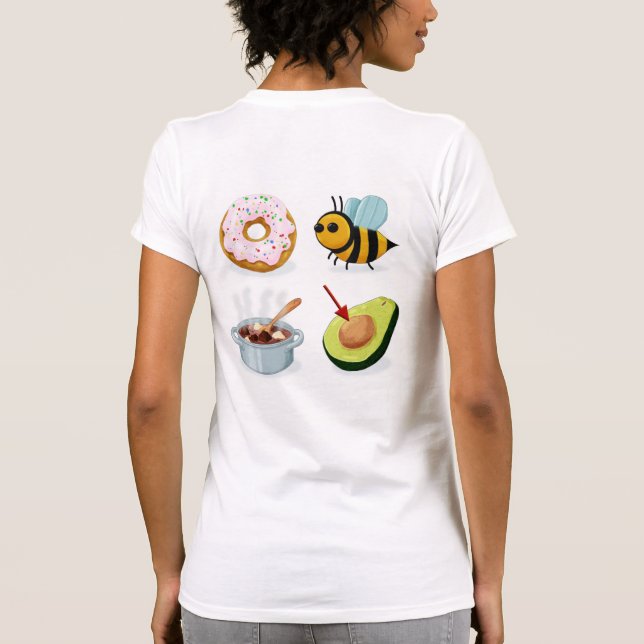 Don't Be Stupid Rebus (back) T-Shirt (Back)