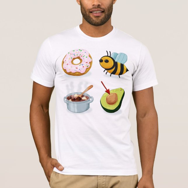 Don't Be Stupid Rebus (Front) T-Shirt (Front)