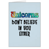 Don't Believe In Unicorns (Front)