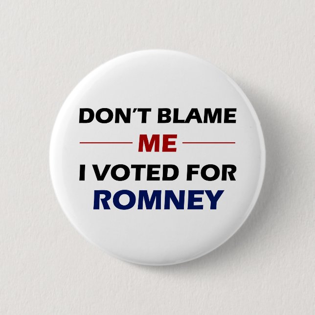 Don't Blame Me Button (Front)