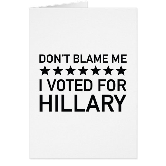 Don't Blame Me Cards (Front)