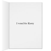 Don't Blame Me... (John Kerry) Cards (Inside (Right))