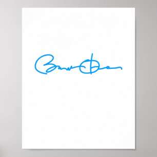 Don't Boo Vote - Barack Obama (white Blue) Sticker Poster