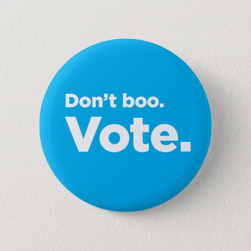 Dont Boo Vote button