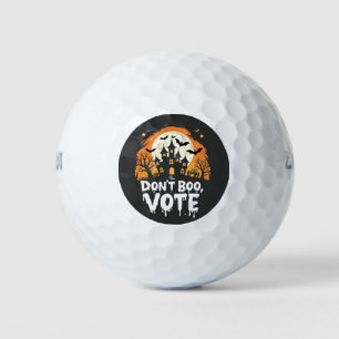 Don't Boo Vote Election Day Vote Presidents Golf Balls