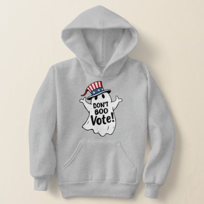 Don&#39;t Boo, Vote! Fun Political Halloween Mashup Hoodie