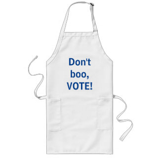 Don't Boo, Vote! Long Apron
