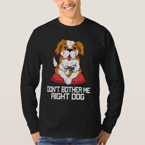 Dont Bother Me Right Meow  Funny Video Gamer  Ca T_Shirt