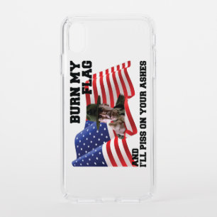 Don't burn my flag  speck iPhone XS max case