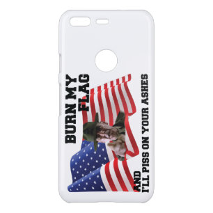 Don't burn my flag uncommon google pixel case