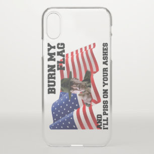 Don't burn my flag  iPhone XS case